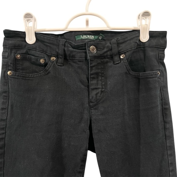Ralph Lauren Black Skinny Jeans - Size 4 - Picture 2 of 6